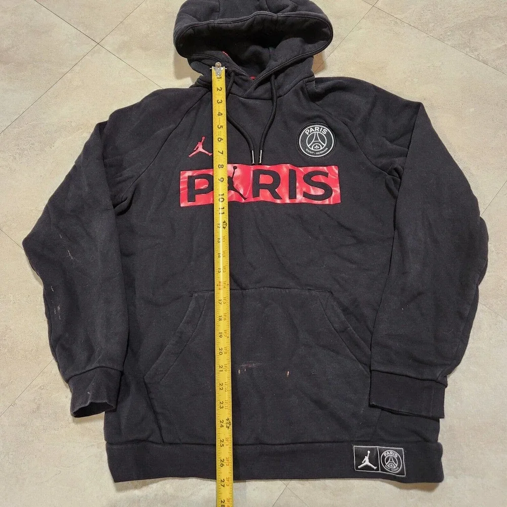 NIKE Air Jordan Paris Saint Germain Mens‎ M Medium STAINED Sweatshirt Hoodie